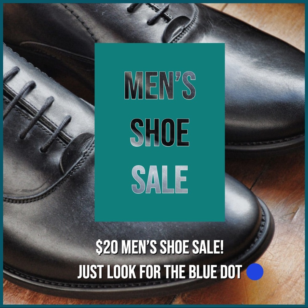 Men’s shoe sale!